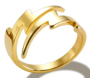 Anel de Aço Inoxidável para Mulheres com Zircônia Incrustada, Anéis à Prova d'Água, Joias Românticas da Moda